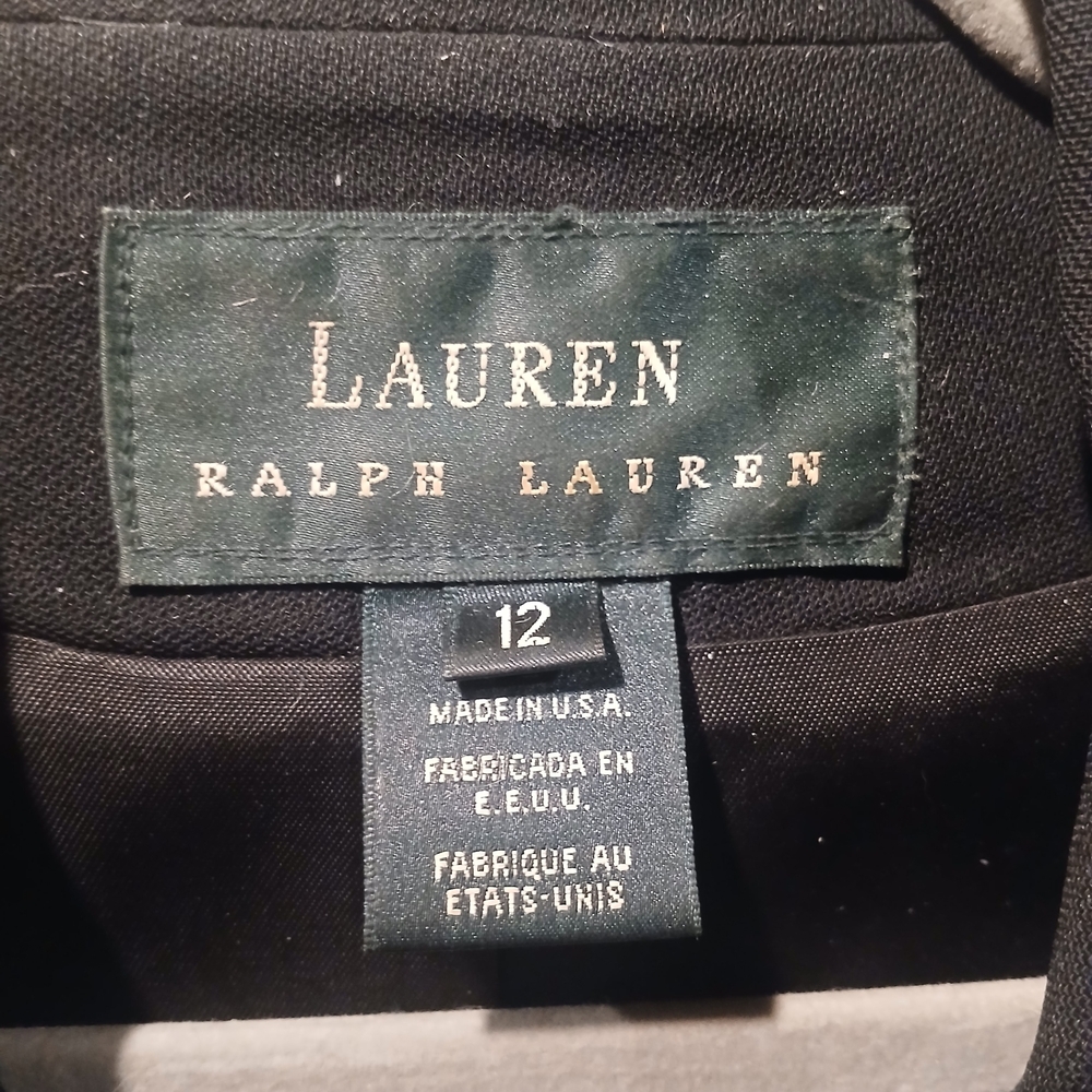 Ralph Lauren Navy Double-Breasted Blazer with Gold Accents - Picture 2 of 9